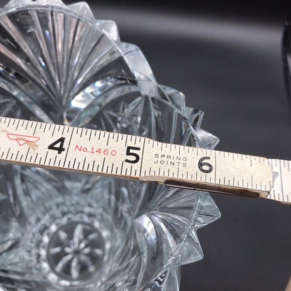 JG Durand Cristal D'Arques 11 3/4" Crystal Vase Vincennes Pattern Made in France - Picture 11 of 12